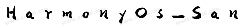 HarmonyOs_Sans_sC 常规字体转换